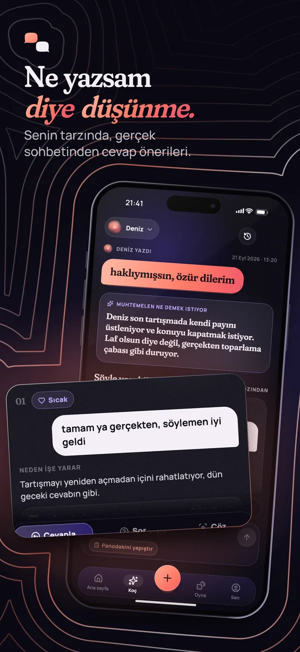 Ne yazsam diye düşünme.