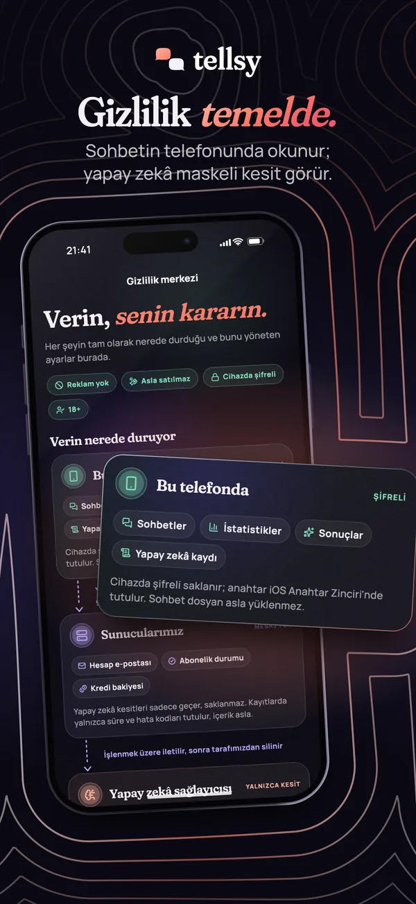 Gizlilik temelde.